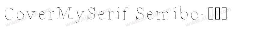 CoverMySerif Semibo字体转换